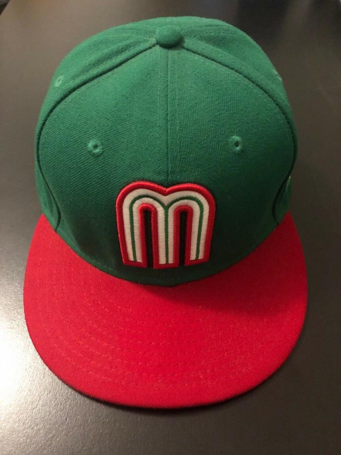 New Era 59Fifty Cap Mexico World Baseball Classic Fitted Hat - Green/Red 7 1/2