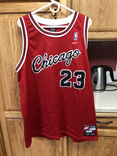 Nike Michael Jordan 1984 Vintage Chicago Bulls NBA Rookie Stitched Jersey Sz XXL