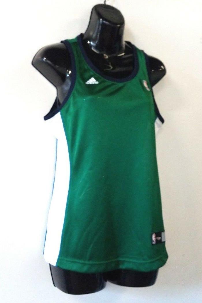 Adidas NBA 4 Her Womens Green Mesh Athletic Warmup Work Out Jersey Size Small