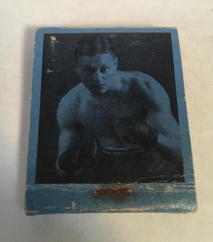 Vintage Matchbook Boxer Sonny O Day Inscribed Slick’s Bar Laurel Montana