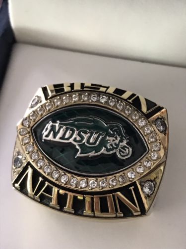 2017 Authentic Jostens North Dakota State Bison (6 time) Championship Ring 10.5