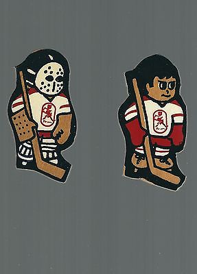 Hershey Bears  ''BIG Player & BIG Goaltender''  AHL Hockey (WOOD MADE) pin