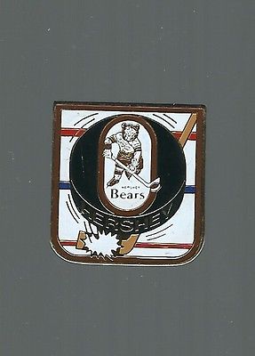 Old Hershey Bears  ''Stick & Puck logo''  AHL Minor Hockey pin