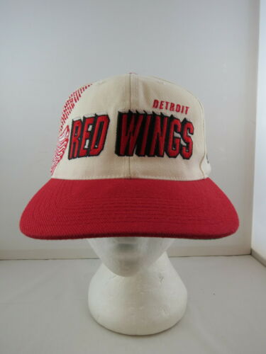 Detroit Red Wings Hat (VTG) - By Sports Specialties - Large Side Logo - Snapback