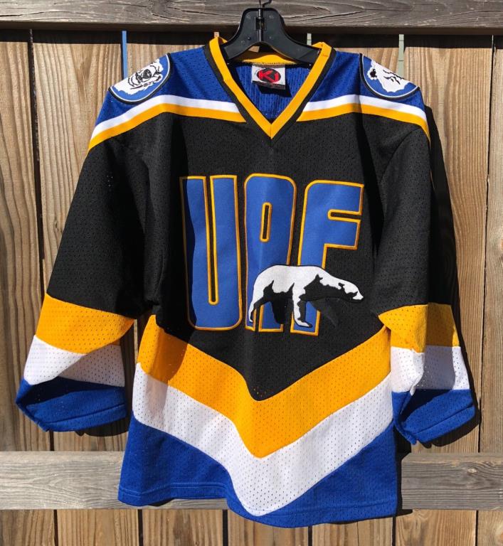 Vintage UAF University of Alaska Nanooks Stitched Hockey Jersey Size Small