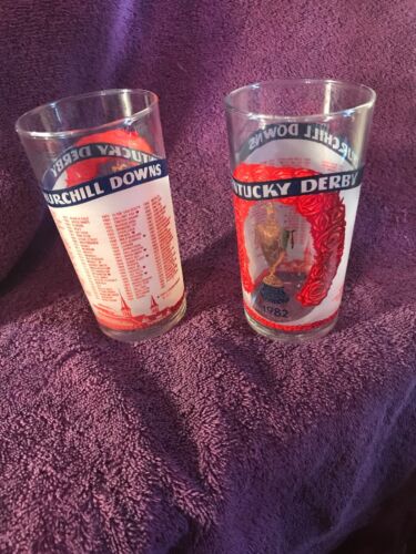 Kentucky Derby 1982 Glasses Lot Of Two