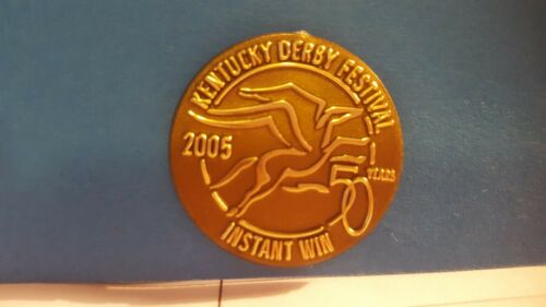 2005 Gold Kentucky Derby Festival Instant Win  Pin Pegasus Giacomo Won