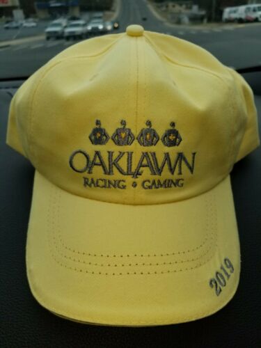 Oaklawn Park Horse Racing Hot Springs AR Cap Hat Yellow 2019 Edition