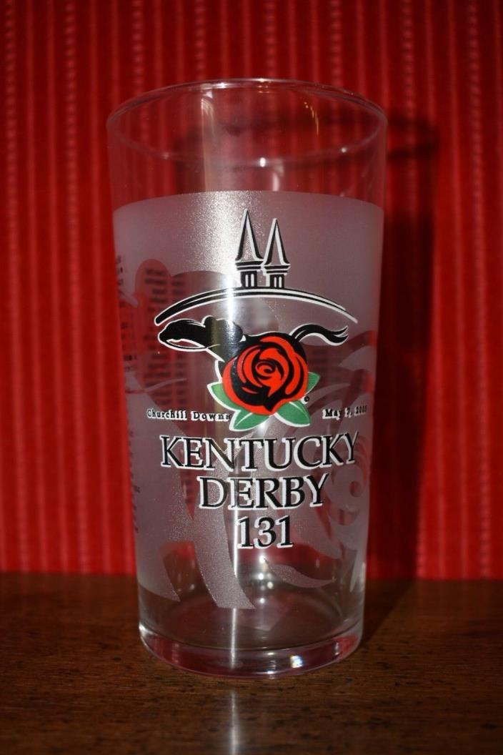 2005 OFFICIAL Kentucky KY Derby Mint Julep Glass Horse Racing Churchill Downs