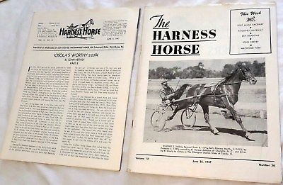 Two June 1947 The Harness Horse Racing Magazines