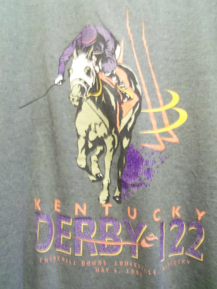 1996 Kentucky Derby XL t shirt distressed