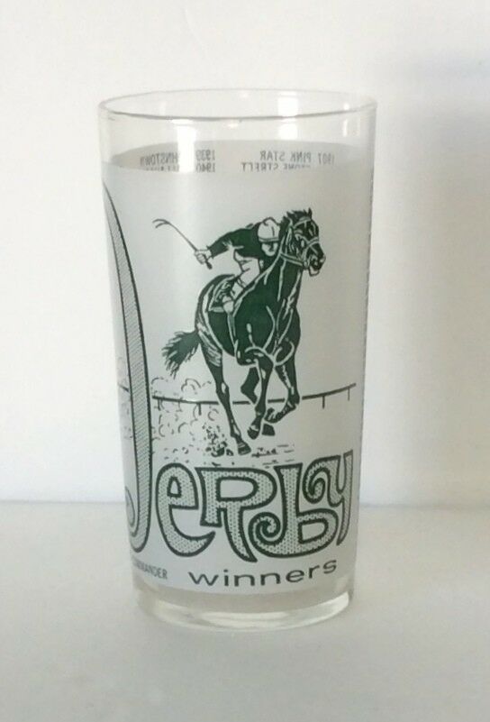 Derby Winners Mint Julep Glass 1971 - Unofficial Kentucky Derby Glass