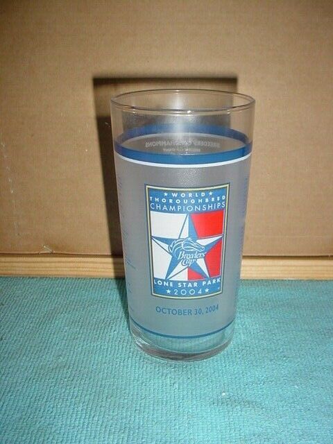 RARE 2004 BREEDERS CUP GLASS WORLD THOROUGHBRED CHAMPIONSHIPS LONE STAR PARK