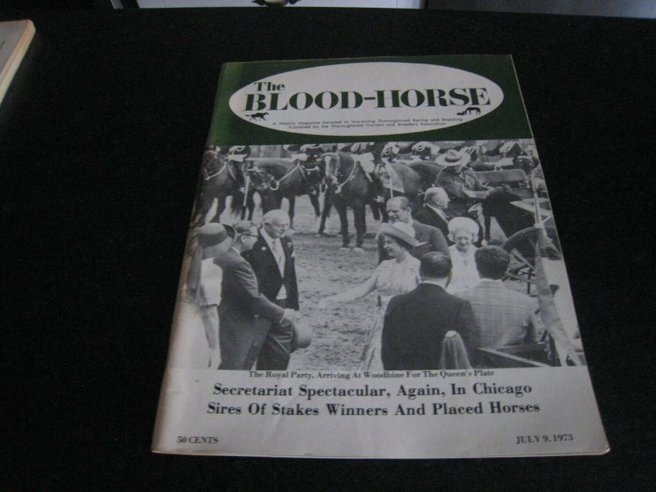 1973 - July 9th - Blood Horse Magazine  Secretariat Day Chicago Queen's Plate