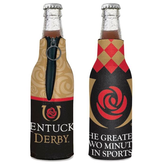 KENTUCKY DERBY THE GREATEST TWO MINUTES IN SPORTS 12 oz INSULATED BOTTLE HOLDER