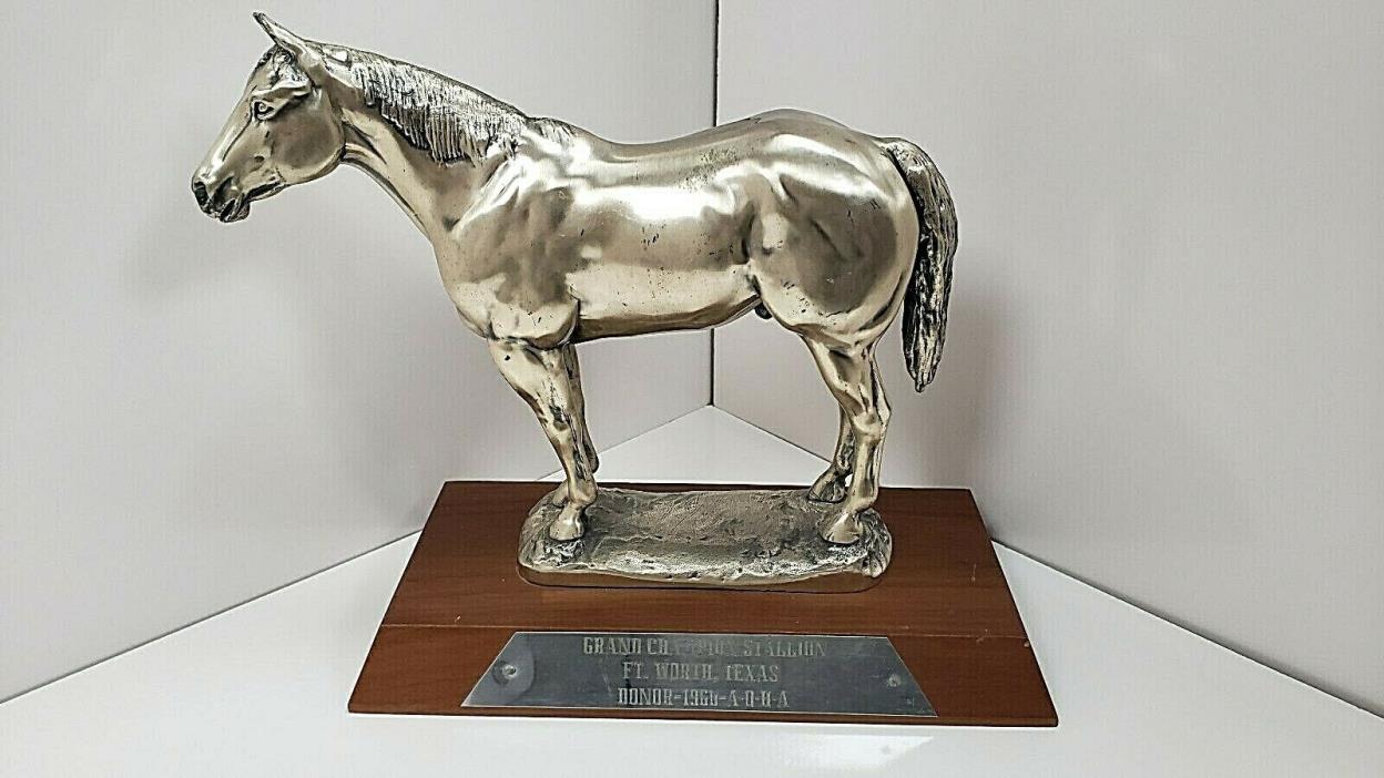1969 AQHA Grand Champion Stallion Trophy Ft. Worth, Texas