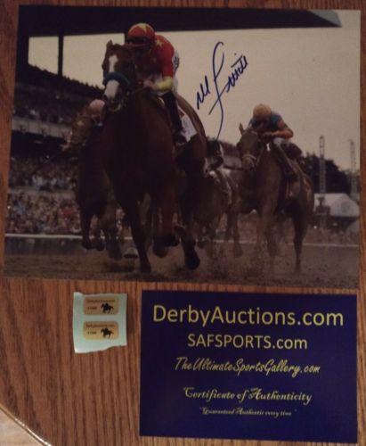 Mike Smith signed  autograph Justify 8x10 Belmont Stakes Champion
