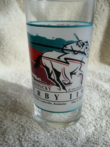 1993 Official Kentucky Derby Glass 119 Churchill Downs - Excellent!