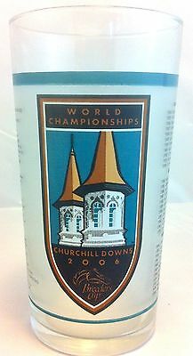 Breeders Cup Glass 2006 World Championships Horse Down the Stretch Vodka