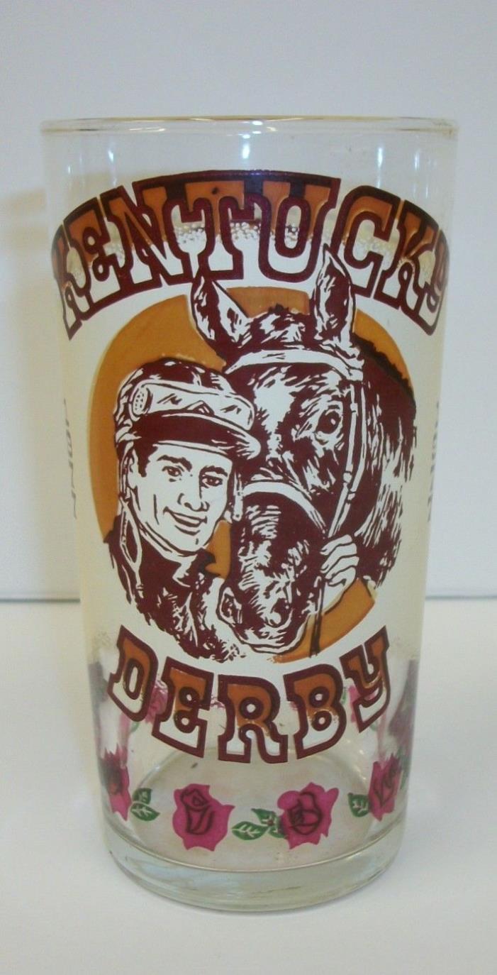 Vintage 1977 Official Kentucky Derby Souvenir Glass