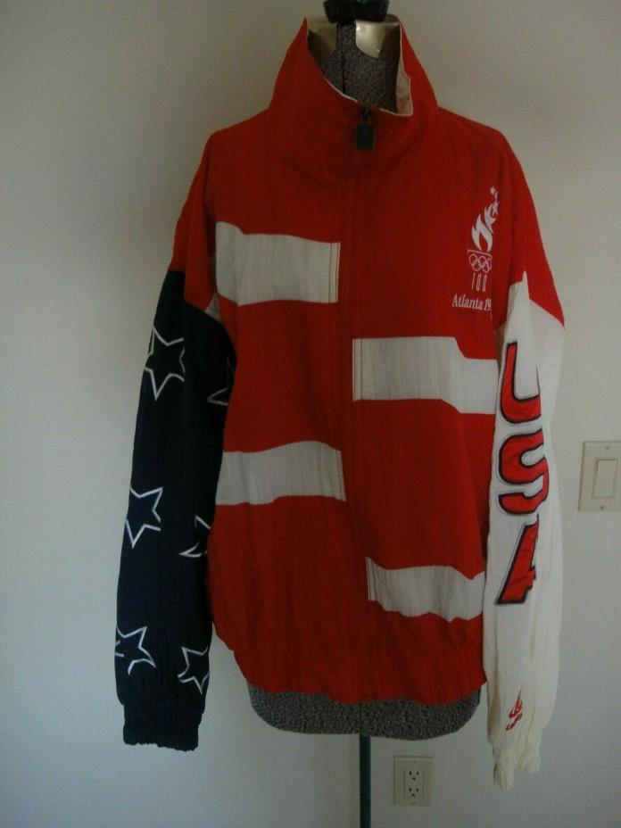 Official 1996 Atlanta Olympic Men's Windbreaker Jacket Size Large