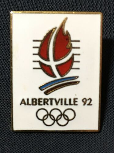 1992 ALBERTVILLE OLYMPIC Lapel / Hat PIN  Large