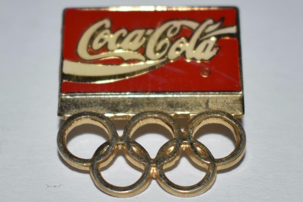 Retro 1980's  Olympics Games  Coca Cola LAP Pin
