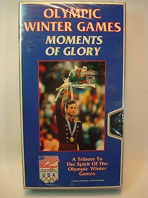 1991 Olympic Winter Games Moments of Glory VHS Tape New Factory Sealed Cappy Pro