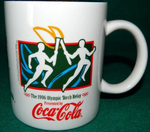 COCA-COLA 1996 OLYMPIC TORCH RELAY, APRIL 29, CALEXICO, CA, COFFEE CUP / MUG