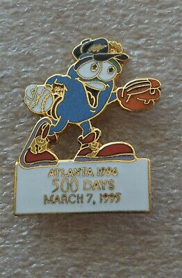 ATLANTA 1996 OLYMPIC GAMES ACOG 500 Days March 7, 1995 BASEBALL PIN ÉPINGLETTE