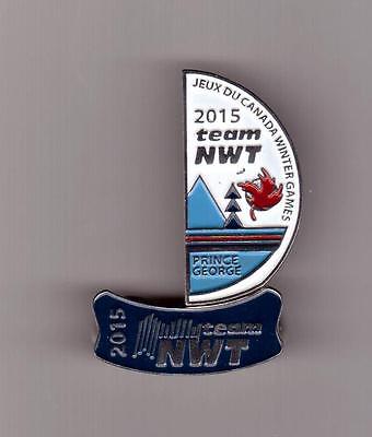TEAM NWT NORTH WEST TERRITORIES 2015 Prince George Canada Winter Games Pin RARE!