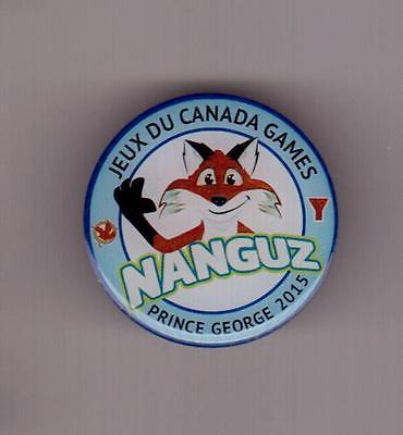 NANGUZ YMCA Committee 2015 Prince George Canada Winter Games Pin Pinback Rare