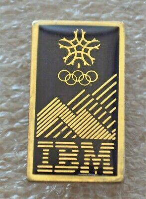 CALGARY 1988 OLYMPIC WINTER GAMES IBM SPONSOR PIN ÉPINGLETTE