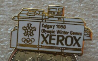 CALGARY 1988 OLYMPIC WINTER GAMES XEROX SPONSOR PIN ÉPINGLETTE