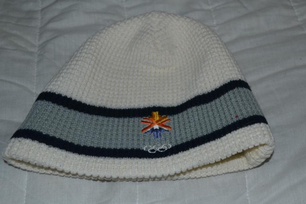 American Needle Salt Lake 2002 Olympic Knit Cap/Hat Winter One Size 100% Acrylic