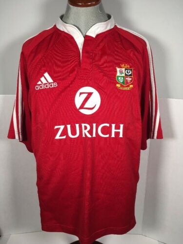 NEW ZEALAND 2005 ZURICH ADIDAS STITCHED ART XL MENS JERSEY RED  RUGBY