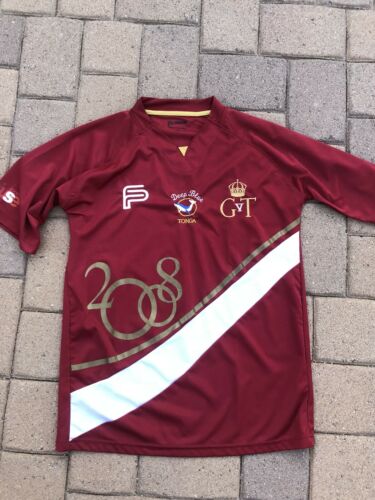 Rugby Jersey XL Tonga 2008 Coronation World XV Vtg Field To Podium
