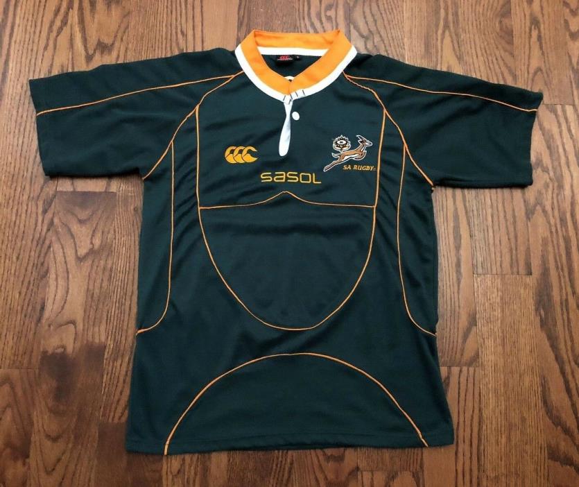 Small Men's Canterbury CCC SASOL SA Rugby Springboks South Africa Jersey Shirt