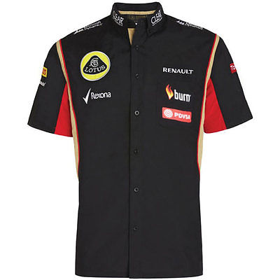 Lotus ORIGINALS 2014 F1 Team Unisex Replica Race Shirt X-LARGE