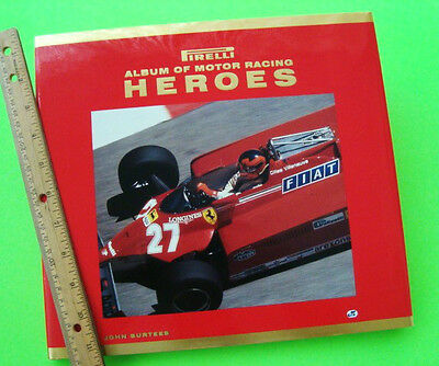 PIRELLI ALBUM OF MOTOR RACING HEROS by John Surtees H-C + DJ - PHOTOGRAPHS Mint