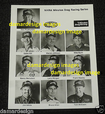 ? 1991 Press Photo Media PROMO - Driver Images #2 - NHRA Winston Drag Racing