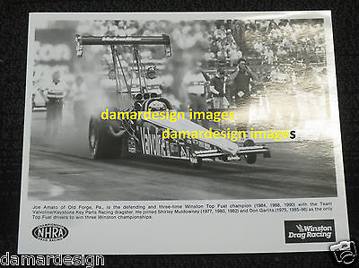 ? 1991 Press Photo Media PROMO - JOE AMATO - NHRA Winston Drag Racing / Top Fuel