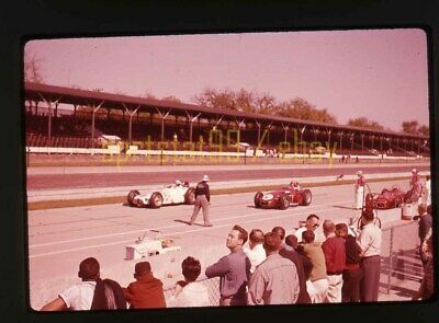 Boyd / Keller / Veith @ 1960 USAC Indianapolis 500 - Vintage 35mm Race Slide