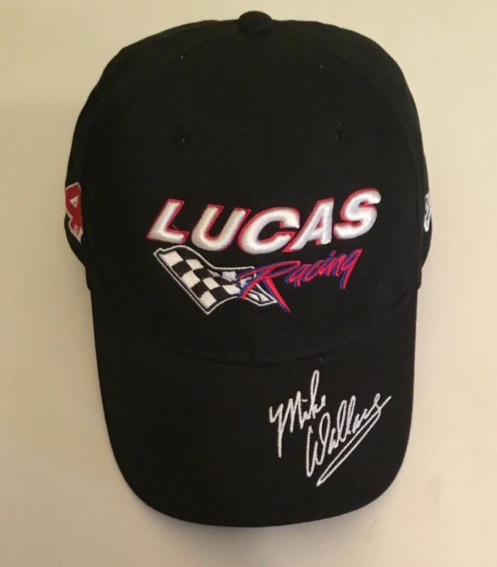 New Era Lucas Racing Adjustable Cap, Mike Wallace Embroidered Signature New 0133