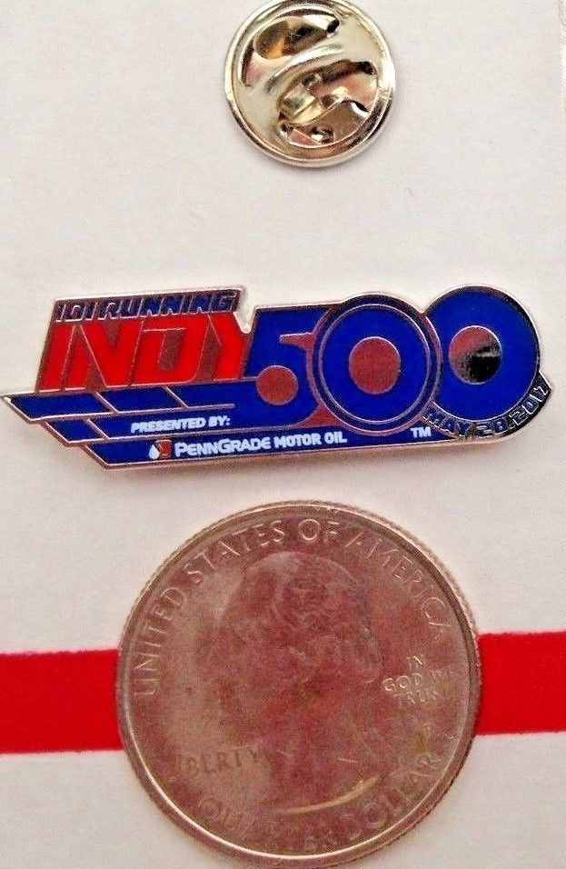 2017 Indianapolis Indy 500 101ST Running Collector Lapel Pin