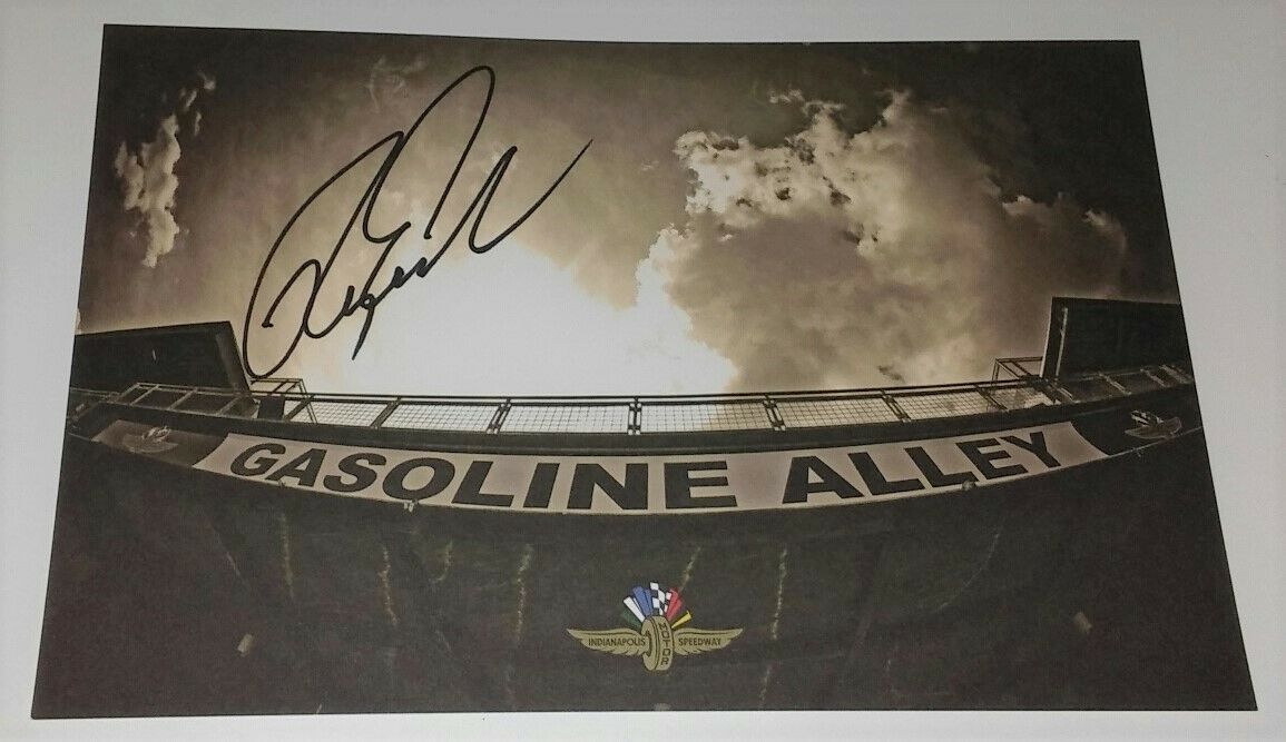 RAY EVERNHAM SIGNED INDIANAPOLIS MOTOR SPEEDWAY INDY 500 PROMO PHOTO CARD