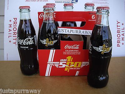 One 2016 Indy Indianapolis 500 Coca-Cola Full Bottle Coke