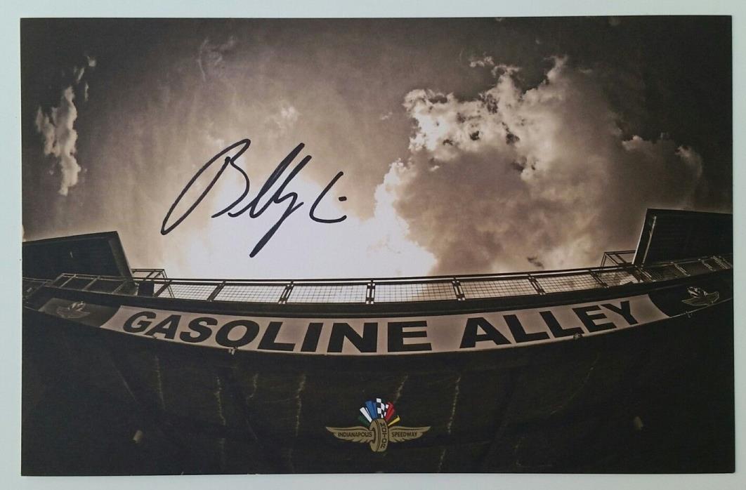 BUDDY RICE SIGNED INDIANAPOLIS MOTOR SPEEDWAY INDY 500 PROMO PHOTO CARD