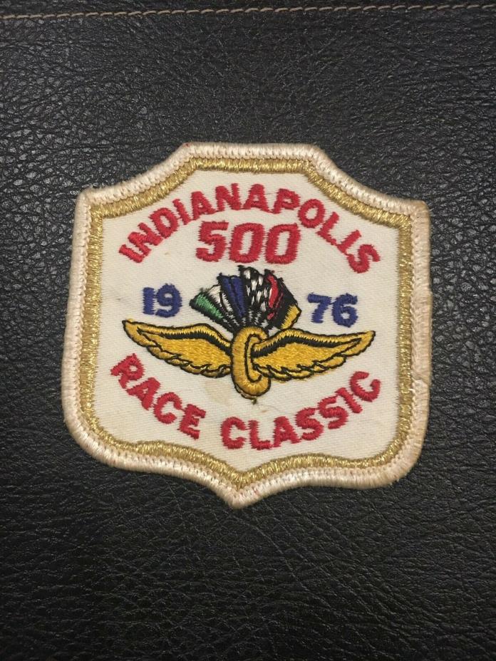 INDIANAPOLIS 500 BICENTENNIAL 1976 EMBROIDERED PATCH