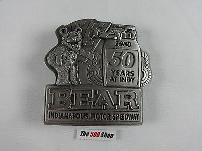 1980 Indianapolis 500 Belt Buckle Limited Edition 281 of 500 Pewter Rutherford
